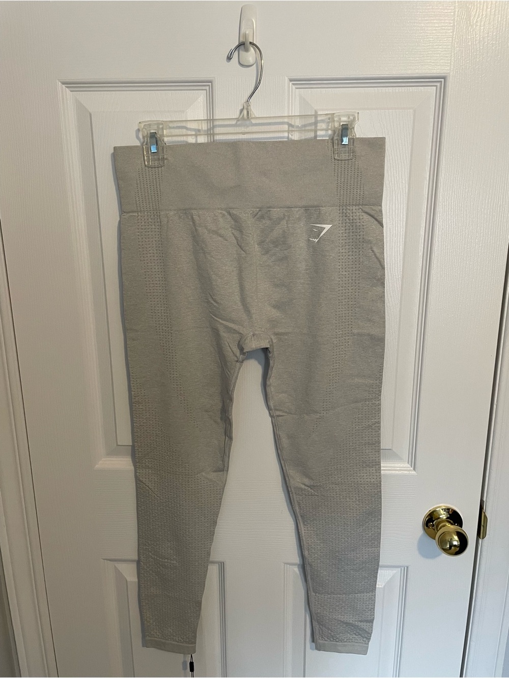 Gymshark Seamless High-Waist Leggings - Light Gray